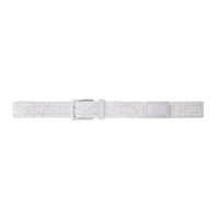 Travis Mathew Popsicle 2.0 Golf Belt -  White/ Micro Chip Heather Weave