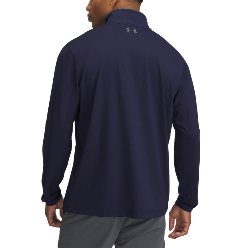 Under Armour Match Play 1/4 Zip Golf Mid-Layer - Navy