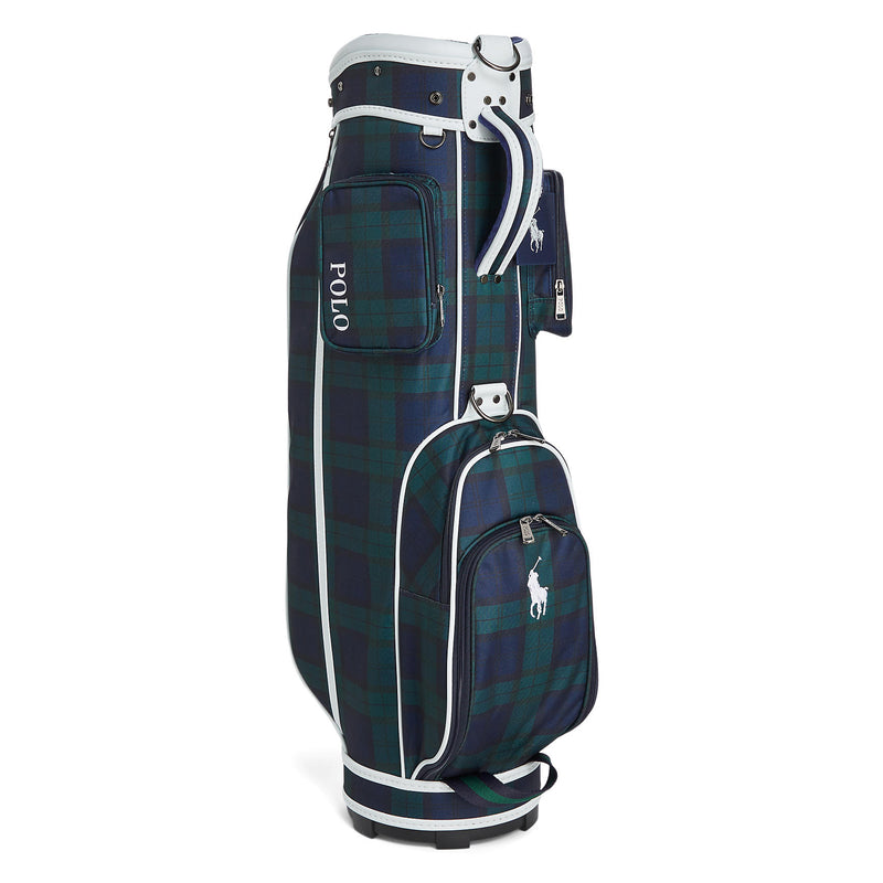 Polo Performance Ralph Lauren Women's Cart Golf Bag - Plaid/ White