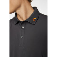 J.Lindeberg Heath Regular Fit Golf Polo Shirt - Asphalt