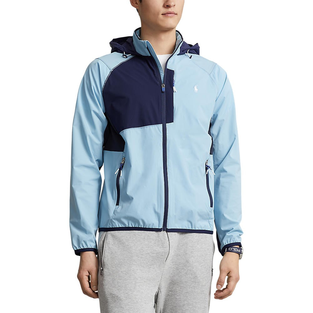 Polo Performance Ralph Lauren Packable Water-Repellent Hooded Golf Jacket - Powder Blue