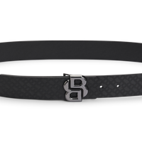 BOSS Icon S Monogram Reversible Golf Belt - Black