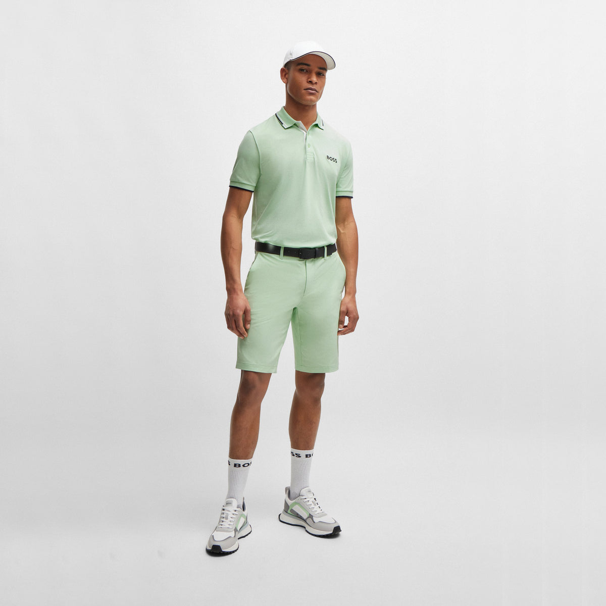 BOSS Paddy Pro Golf Polo Shirt - Open Green