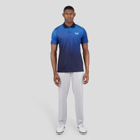 Castore Geo Print Golf Polo Shirt - Midnight Navy