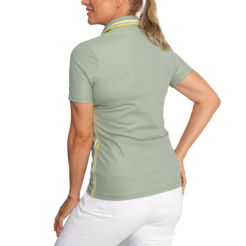 Cross Women's Performance Golf Polo - Milky Jade