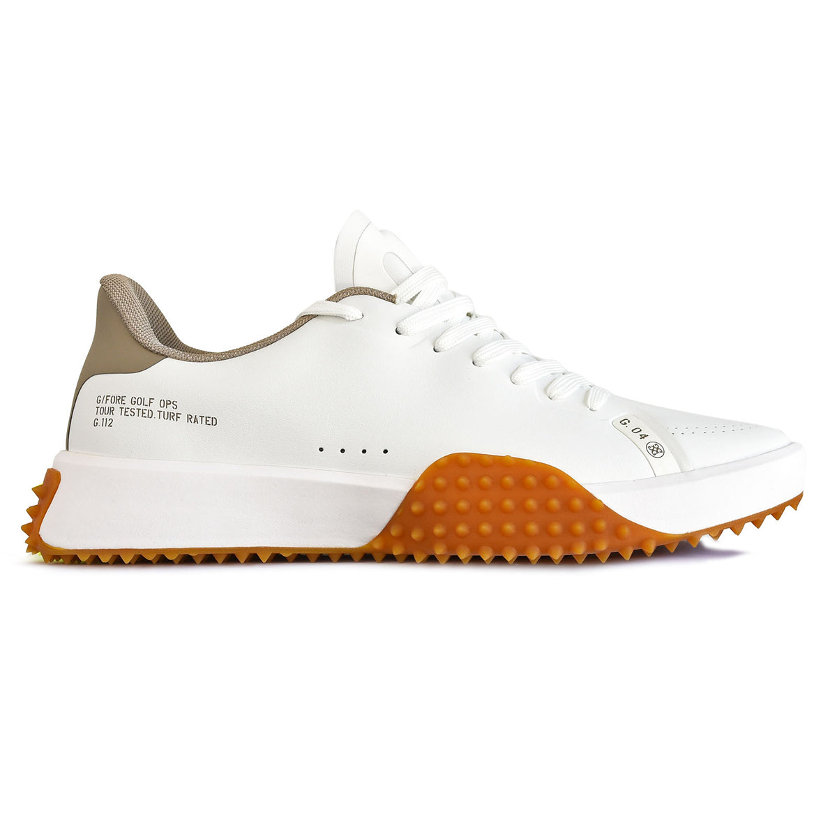 G/Fore G.112 Leather Golf Shoes - Dune/Gum