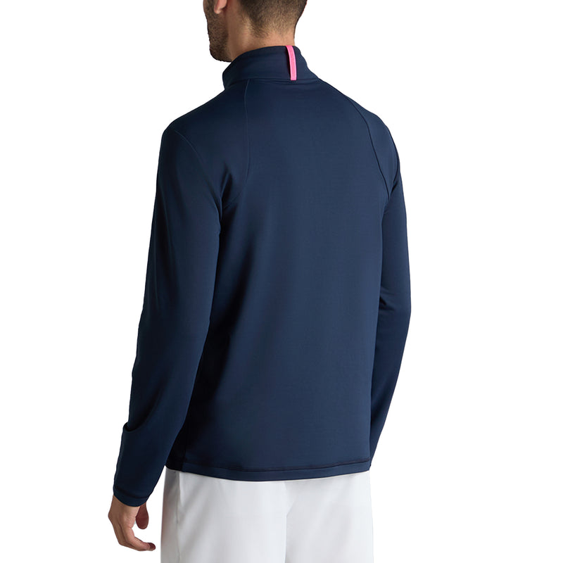 G/Fore Brushed Back Tech Golf Quarter Zip - Twilight