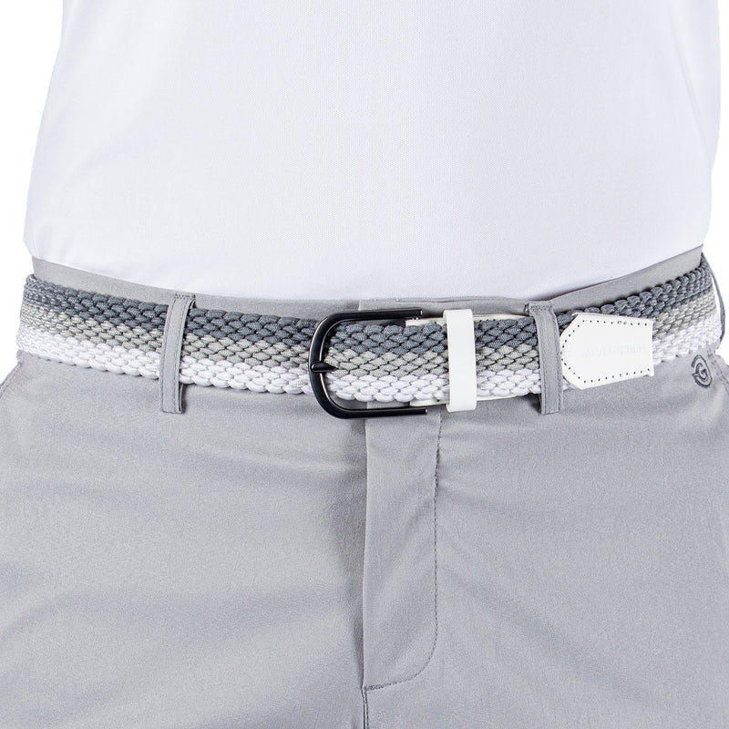 Galvin Green Will Belt - White/Cool 
Grey/Sharkskin