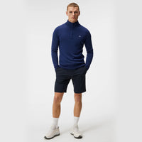 J.Lindeberg Kian 1/4 Zip Merino Golf Knit - Estate Blue