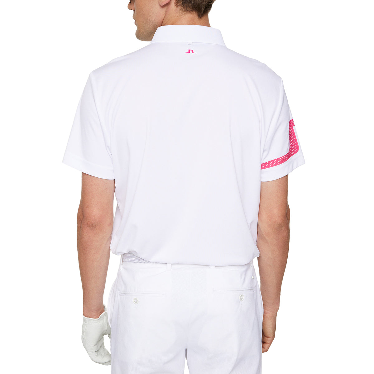 J.Lindeberg Heath Regular Fit Golf Polo Shirt - White