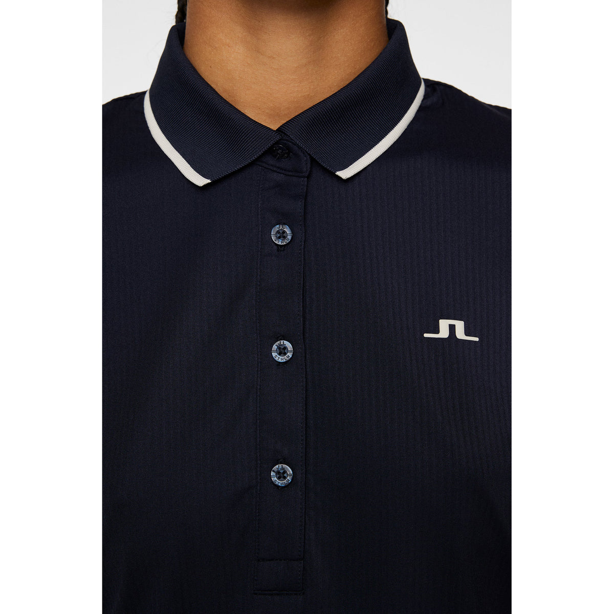 J.Lindeberg Women's Mindy Golf Polo Shirt - JL Navy