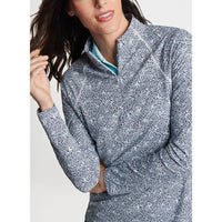 Peter Millar Women's Spot On Raglan-Sleeve Perth Golf Mid-Layer - Graphite