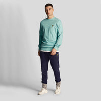 Lyle & Scott Fly Fleece Crew Neck - Turquoise Teal