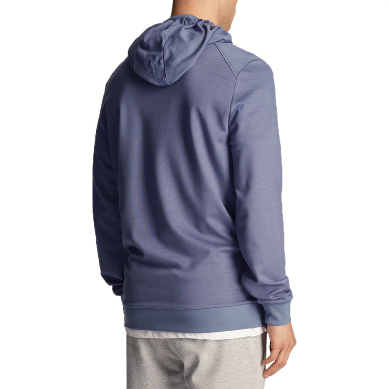 Lyle & Scott Fly Fleece Golf Hoodie - Storm Blue