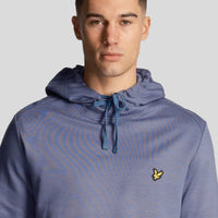 Lyle & Scott Fly Fleece Golf Hoodie - Storm Blue