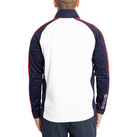 Sunderland Aspen Quarter Zip Raglan Panelled Water Repellent Golf Midlayer - White