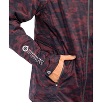 Sunderland Whisperdry Pro-Lite Lightweight Waterproof Golf Jacket - Mulberry Camo/ Navy