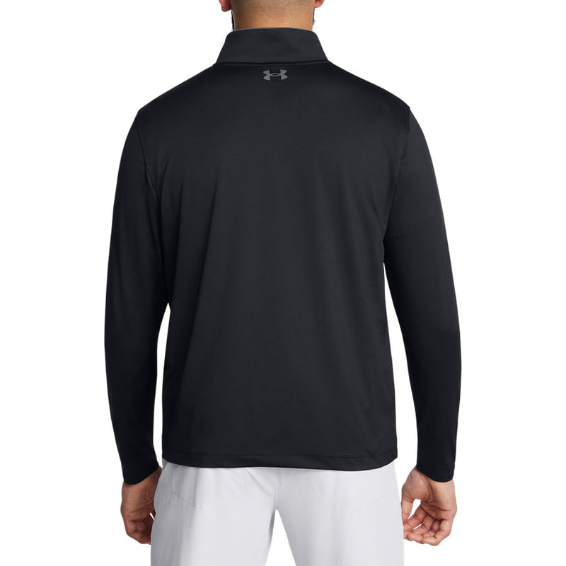 Under Armour Match Play 1/4 Zip Golf Mid-Layer - Black