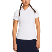 Under Armour Women's Playoff Golf Polo Shirt - White