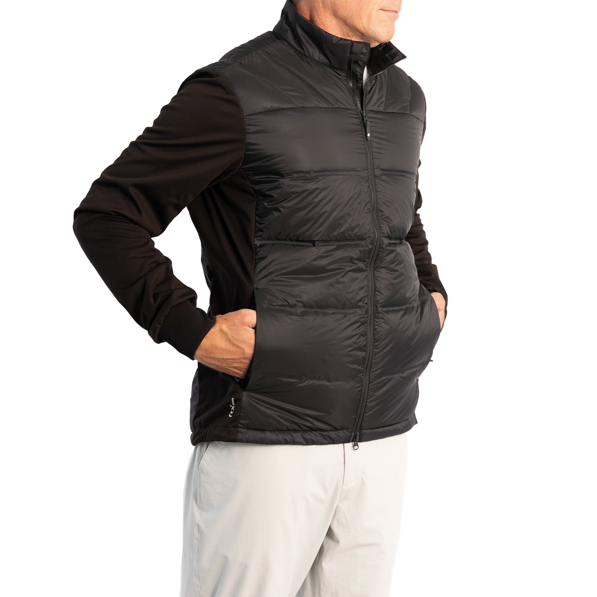 Cross Pro Hybrid Golf Jacket - Black