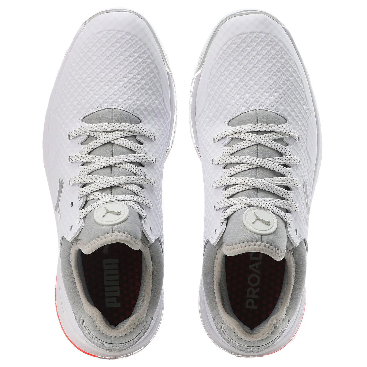 Puma PROADAPT Alphacat Spikeless Wide Golf Shoes - Puma White-High Rise