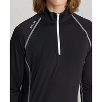 RLX Ralph Lauren Women's UV Jersey 1/4 Zip Pullover - Polo Black