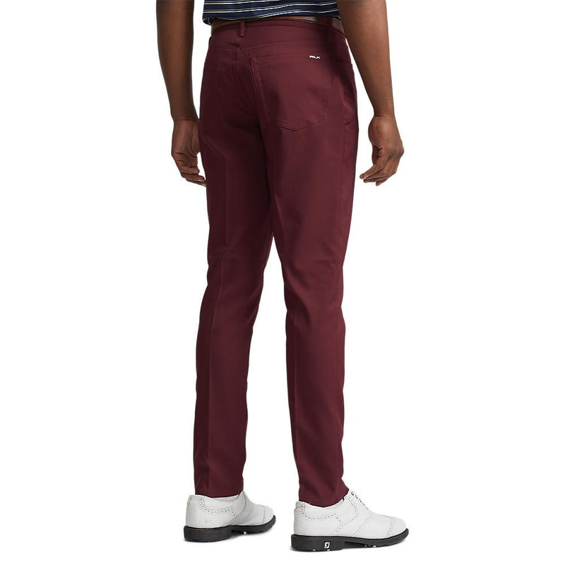 RLX Ralph Lauren Athletic Fit 5 Pocket Golf Pants - Harvard Wine