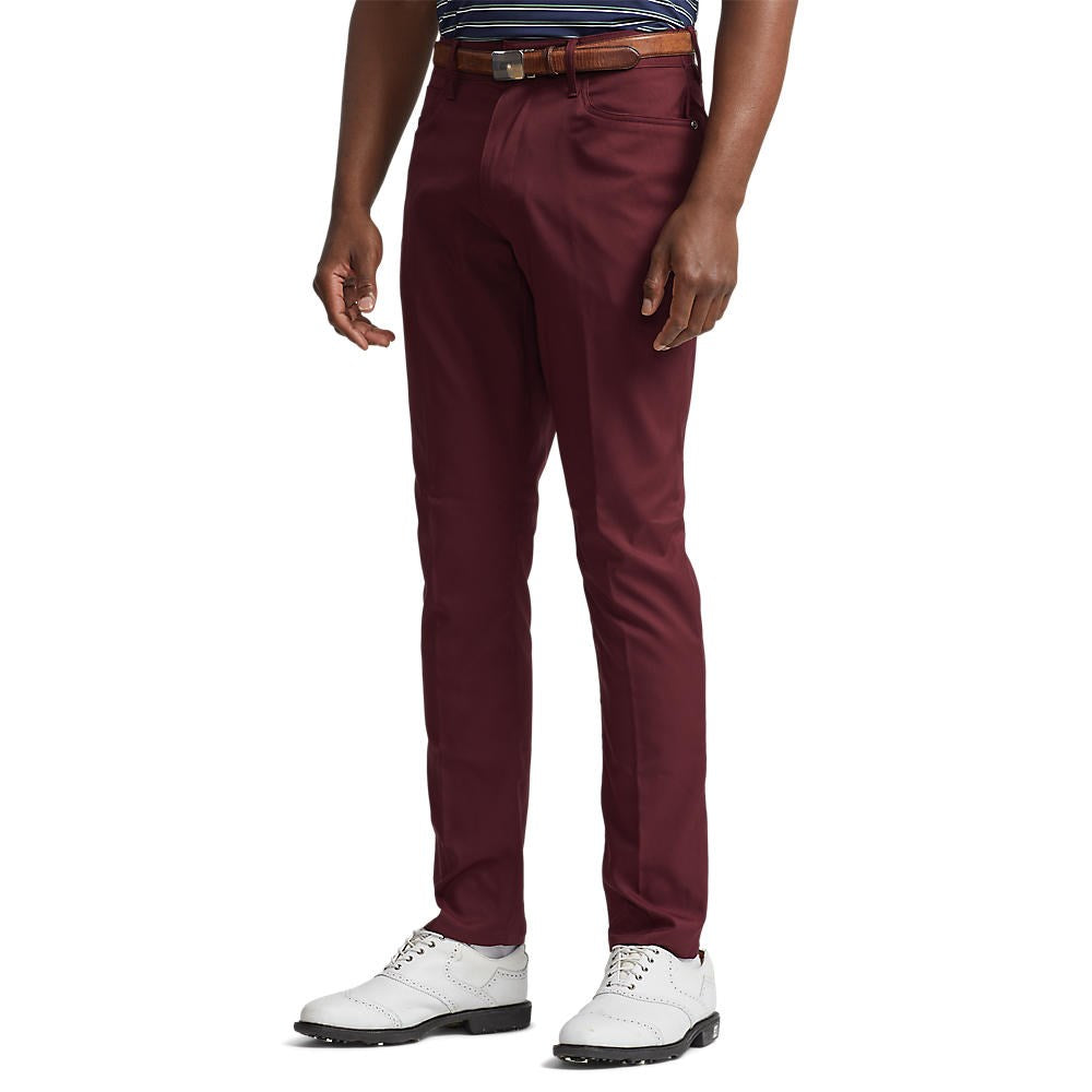 RLX Ralph Lauren Athletic Fit 5 Pocket Golf Pants - Harvard Wine