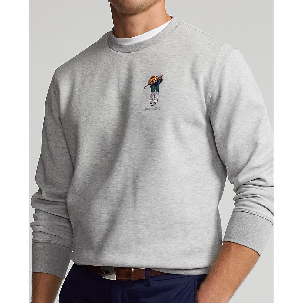 RLX Ralph Lauren Polo Bear Water Repellent Sweatshirt - Andover Heather