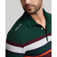 RLX Ralph Lauren Performance Pique Golf Shirt - Hunt Club Green Multi