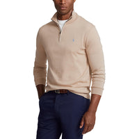 Polo Performance Ralph Lauren 1/4 Zip Coolmax Knit - Basic Sand