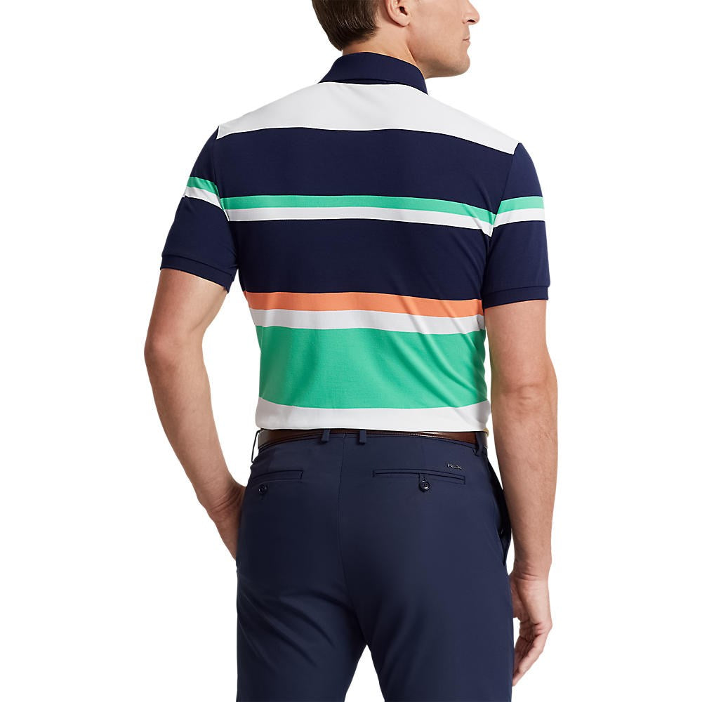 RLX Ralph Lauren Performance Pique Golf Shirt - French Navy Multi