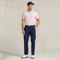 RLX Ralph Lauren Printed Airflow Performance Golf Shirt - Pink Flamingo Pin Dot