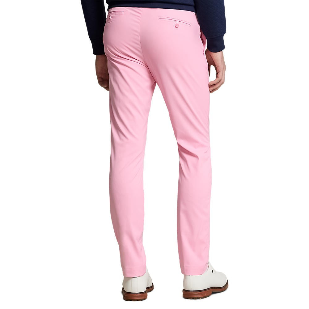 RLX Ralph Lauren Slim Fit Performance Twill Golf Pant - Pink Flamingo