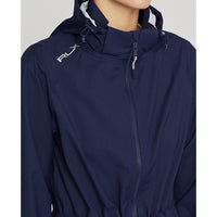 RLX Ralph Lauren Women's Deluge Waterproof Hooded Jacket - French Navy