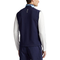 RLX Ralph Lauren Full Zip Hybrid Golf Vest - French Navy/Mid Blue Camo