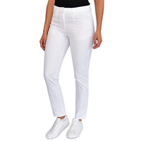 Glenmuir Women's Kaley Lightweight Stretch Performance Golf Trousers - White