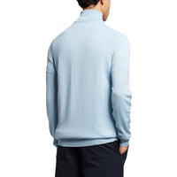 Lyle & Scott Core 1/4 Zip Merino Mix - Blue Shore