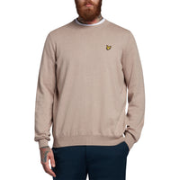 Lyle & Scott Evolution Crew Knit - Warm Dust Marl