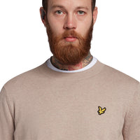 Lyle & Scott Evolution Crew Knit - Warm Dust Marl