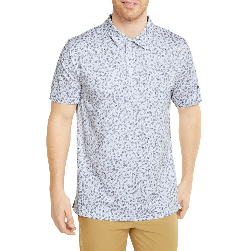 Puma Fancy Plants Golf Polo - Bright White/Quiet Shade